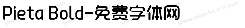 Pieta Bold字体转换